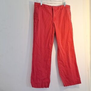 Coastal GAP Women's  Boy Cut 16 Red Chinos Lightweight Casual Pants Coral